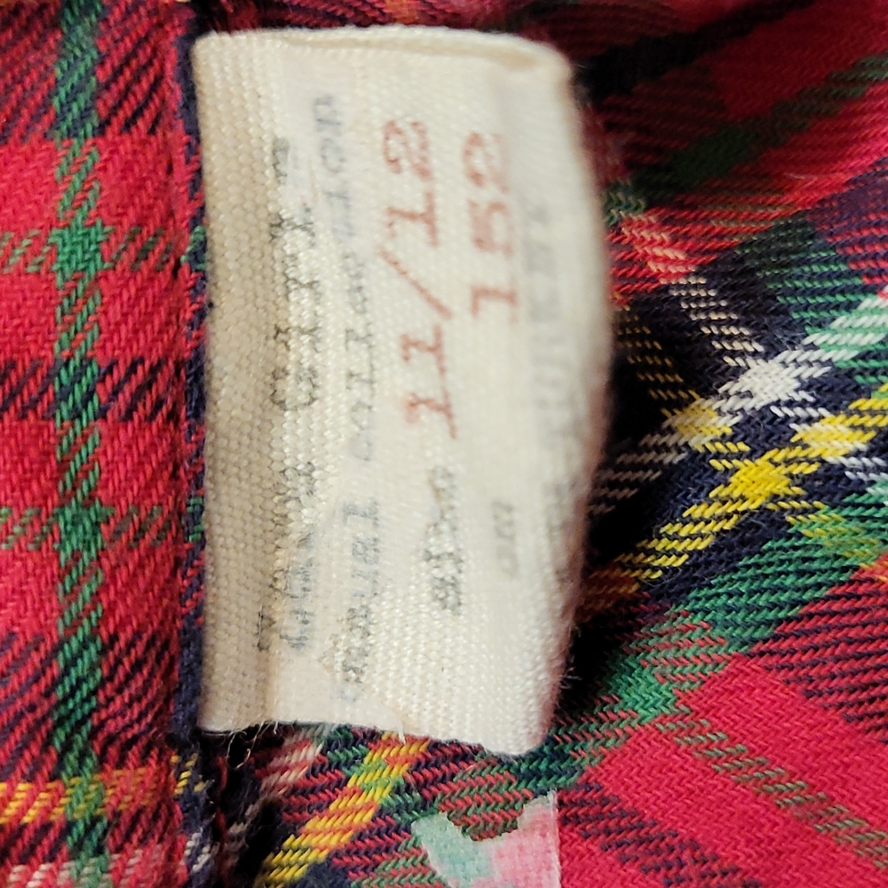 Zara girls red plaid shirt